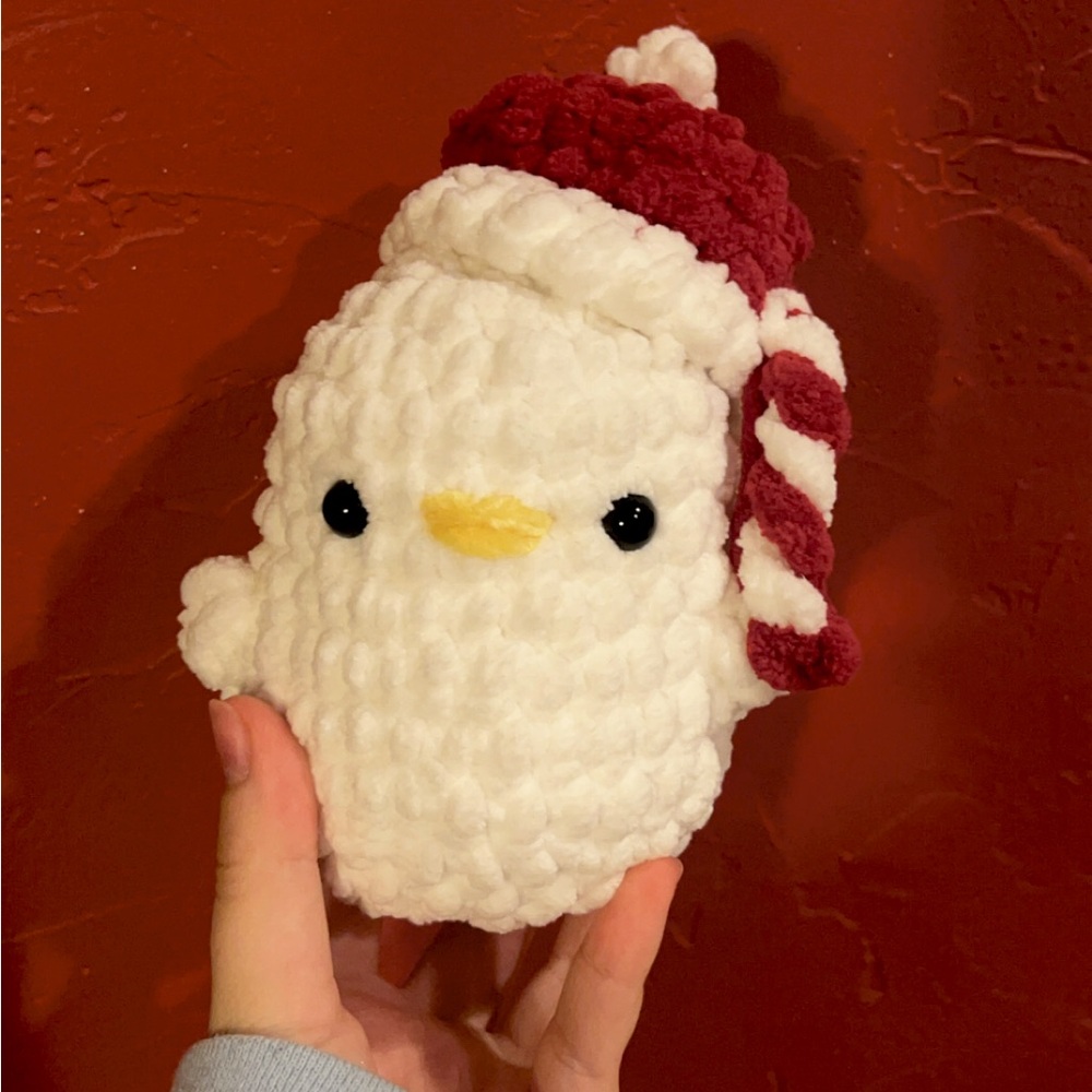 Crocheted Christmas chick!
